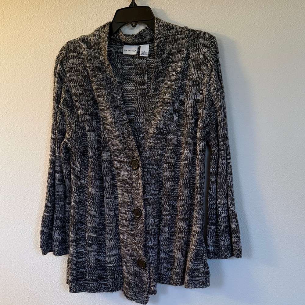 Sonoma Black and Gray Women's Cardigan